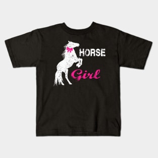 Horse Girl Horse Lover Kids T-Shirt